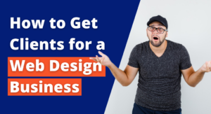 how to get clients for a web design business