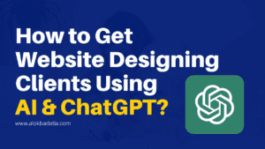 how to get website design clients using ai & chatgpt